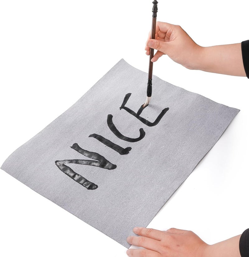 Eorbow 30 Pack Water Drawing Writing Cloth, Reusable Chinese Calligraphy Practicing Tool, 17x13 Inch Magic Cloth Water Paper, No Ink Chinese Calligraphy Set for Beginners Practicing - Image 3